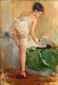 Pretty Woman KR 012 Impresionista Pinturas al óleo